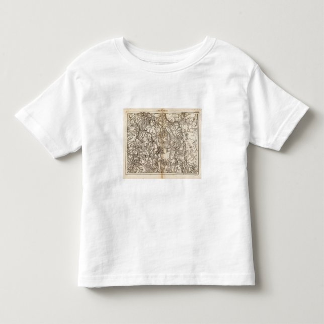 T-shirts Mapa do atlas de Morvan (Frente)