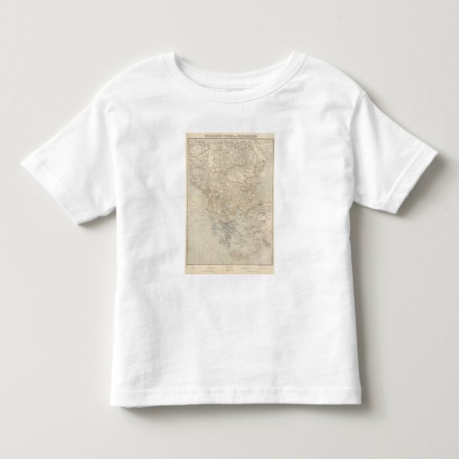 T-shirts Mapa do atlas de Turquia e de piscina (Frente)