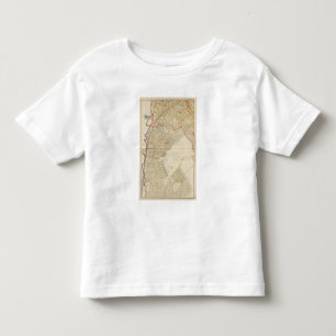T-shirts Mapa do atlas do Mt Vernon
