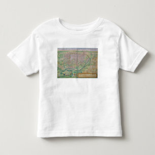 T-shirts Mapa do Cairo, de "Civitates Orbis Terrarum" por G