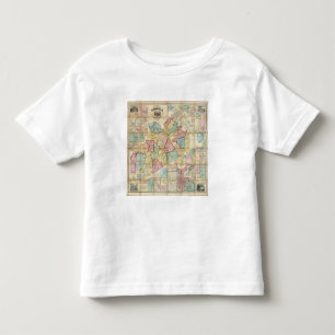 T-shirts Mapa do condado de Norfolk, Massachusetts