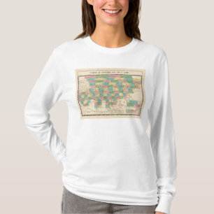 T-shirts Mapa do conjunto de Ásia