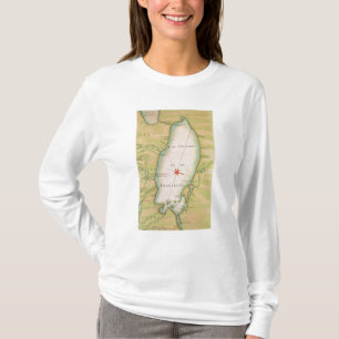 T-shirts Mapa do Lago Ontário