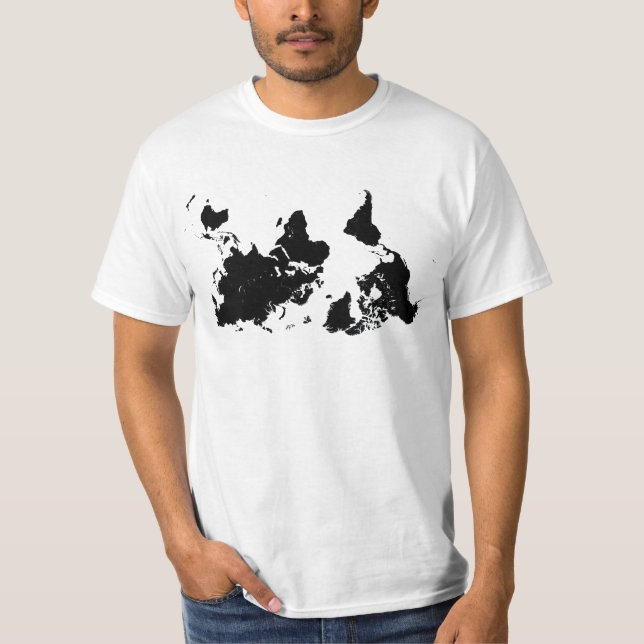 T-shirts Mapa do mundo (Frente)