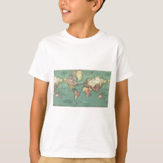T-shirts Mapa do mundo 1919