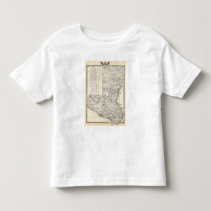 T-shirts Mapa do papa & os condados e o Golconda de Massac