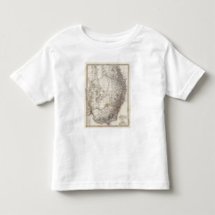 T-shirts Mapa do sudeste de Austrália
