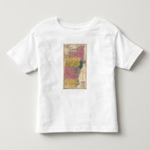 T-shirts Mapa dos estados médios