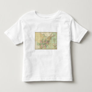 T-shirts Mapa dos Estados Unidos 6