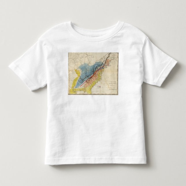 T-shirts Mapa dos Estados Unidos da América 3 (Frente)