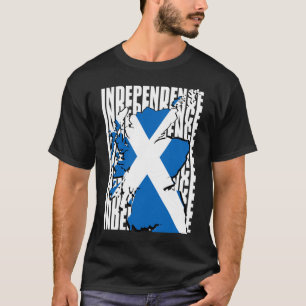 T-shirts Mapa escocês da independência