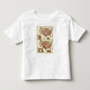 T-shirts Mapa estatístico das mortes