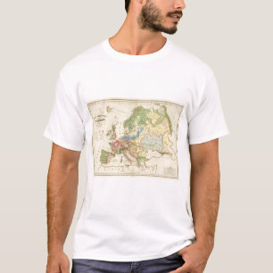 T-shirts Mapa Geological de Europa