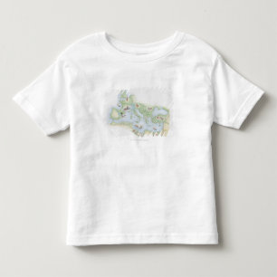 T-shirts Mapa ilustrado do império romano