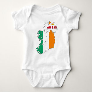 T-shirts Mapa Irlandês da Nação Celta