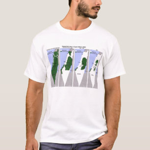 T-shirts Mapa palestino da terra