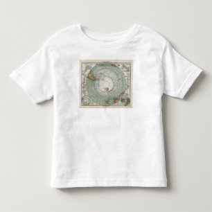 T-shirts Mapa sul da região polar