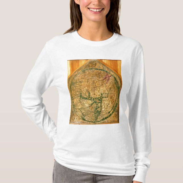 T-shirts Mappa Mundi, c.1290 (Frente)