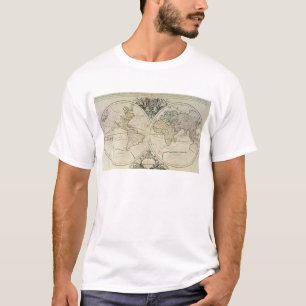 T-shirts Mappamonde Geo-Hidrográfico
