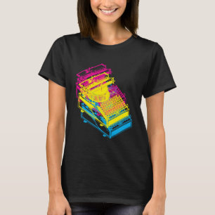 T-shirts Máquina de Escrever cmy Ilustração de Patente
