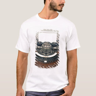 T-shirts Máquina de escrever de Hammond, com o teclado