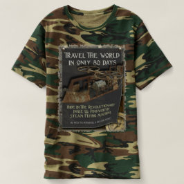 T-shirts Máquina de vôo engraçada de Steampunk