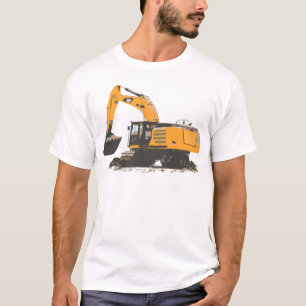 T-shirts Máquina escavadora enorme da sujeira