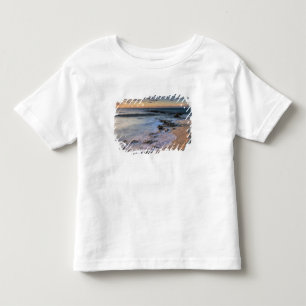 T-shirts Mar do Caribe, Ilhas Cayman. Ondas batendo