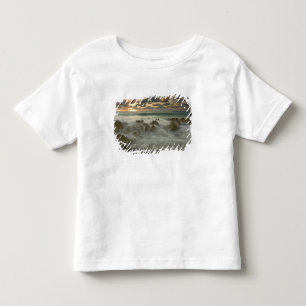 T-shirts Mar do Caribe, Ilhas Cayman. Ondas batendo 3
