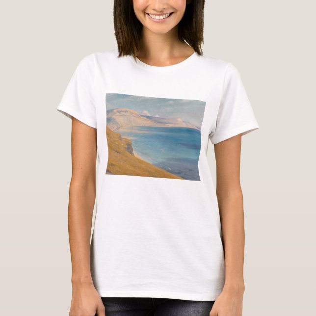 T-shirts Mar e luz do sol (Frente)