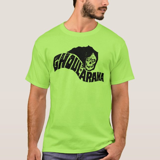 T-shirts maratona do filme do "ghoul-Um-Rama" do monstro (Frente)