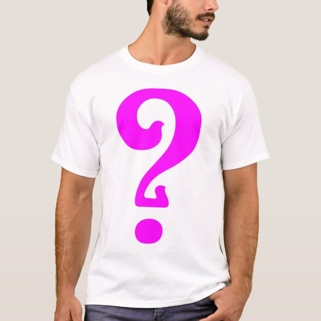 T-shirts Marca de Interrogação Art Nouveau (Frente)