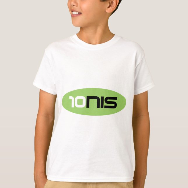T-shirts Marca de Tênis 10NIS (Frente)