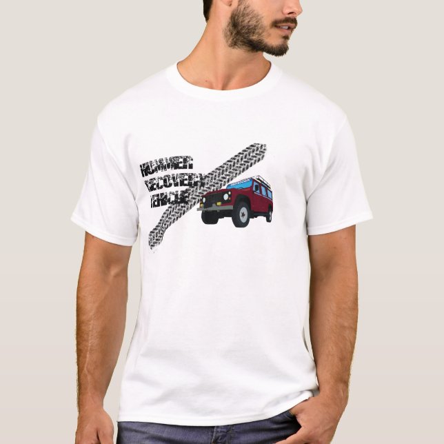 T-shirts Marca do pneu de Land Rover (Frente)