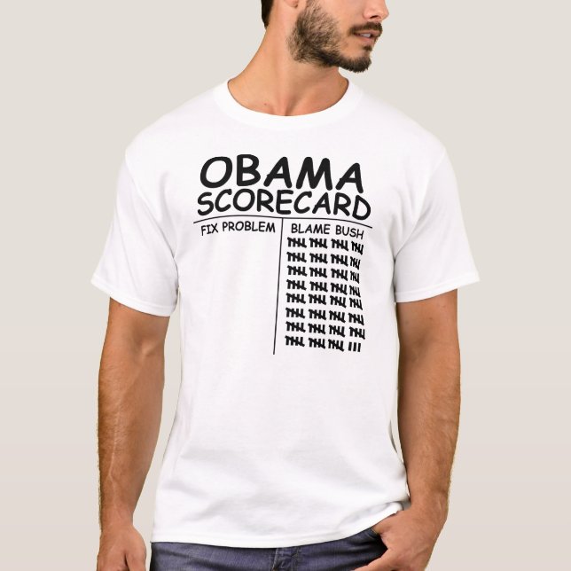 T-shirts Marcador de Obama (Frente)
