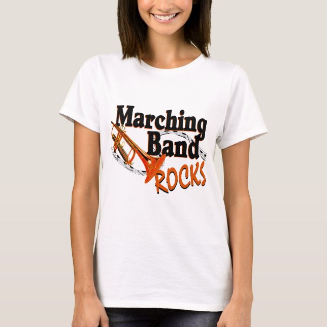 T-shirts Marching Banda Rocks (Frente)
