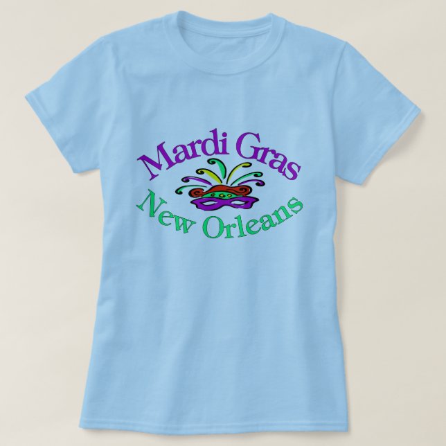 T-shirts Mardi Gras New Orleans (Frente do Design)