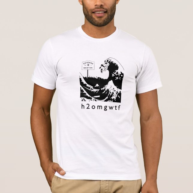 T-shirts Maremoto em Weston (Frente)
