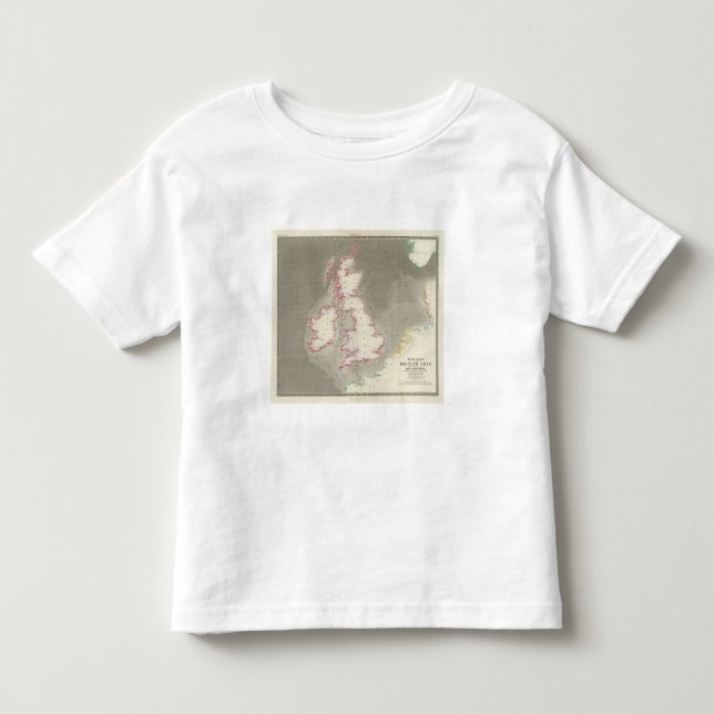 T-shirts Mares maré de Ingleses da carta (Frente)