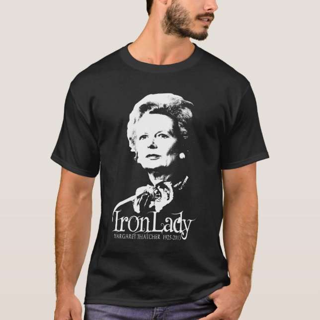 T-shirts Margaret Thatcher (Frente)