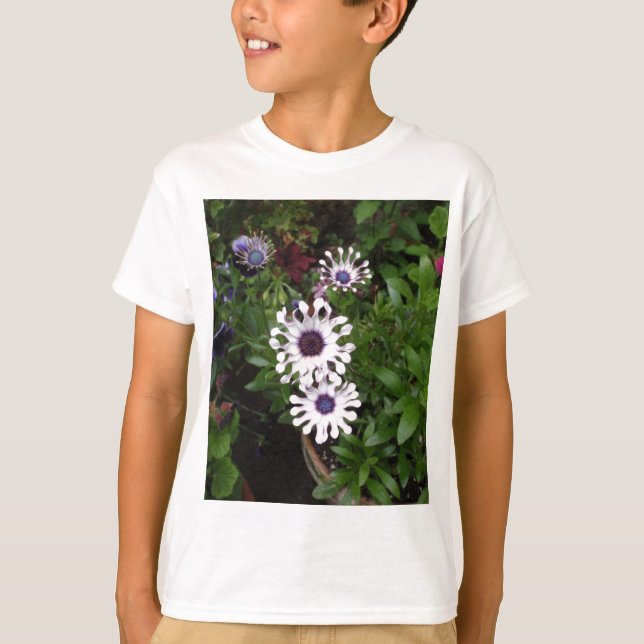 T-shirts Margarida Africana Branca (Frente)