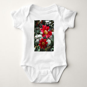 T-shirts margarida rosa-vermelha / flores das margaridas