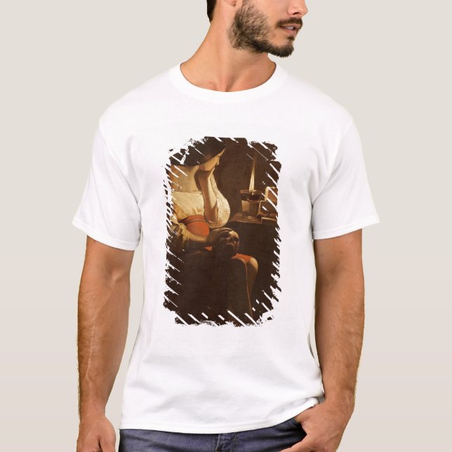 T-shirts Maria Madalena com uma luz da noite, 1630-35 (Frente)