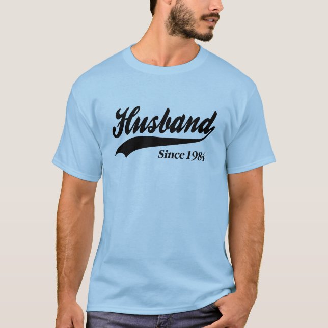 T-shirts Marido Desde 1984 (Frente)