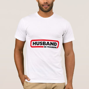 T-shirts Marido no treinamento - humor do dia dos namorados