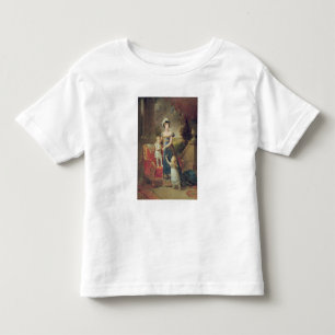 T-shirts Marie-Caroline de Bourbon com seus filhos