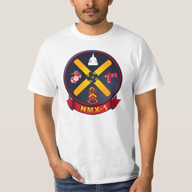 T-shirts marine helicopter squadron 1 (Frente)