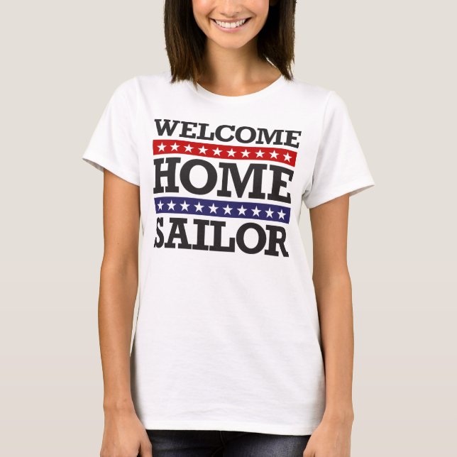 T-shirts Marinheiro Home bem-vindo (Frente)