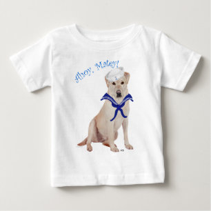 T-shirts Marinheiro Labrador Amarelo