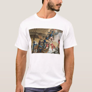 T-shirts Marinheiros britânicos que embarcam um homem da